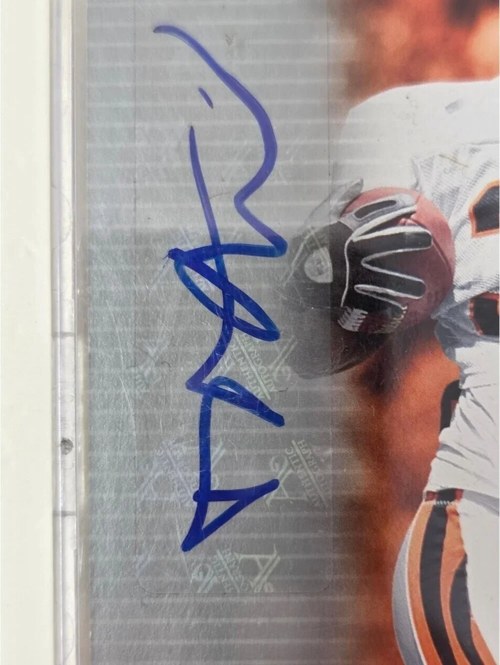 2006 Flair Showcase Terrence Whitehead Autographics Bengals Auto Card